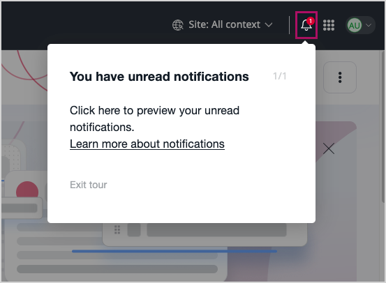 Scenario built with PHP triggered on unread notification